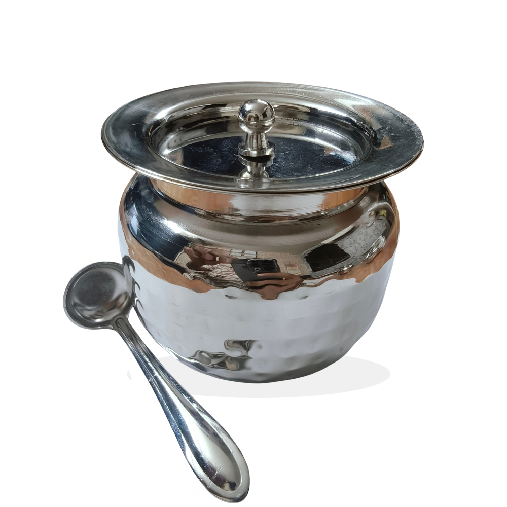 Stainless Steel Ghee Pot Apple
