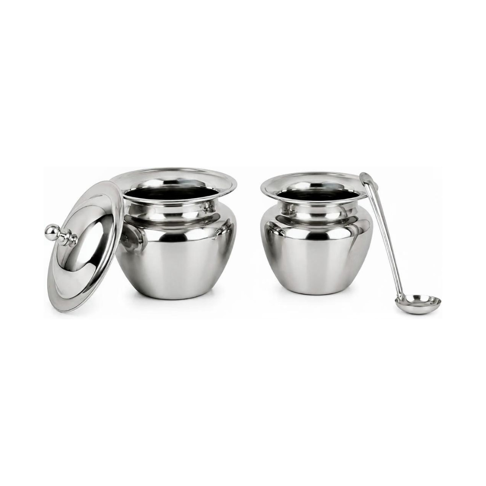 Stainless Steel Ghee Pot Divine