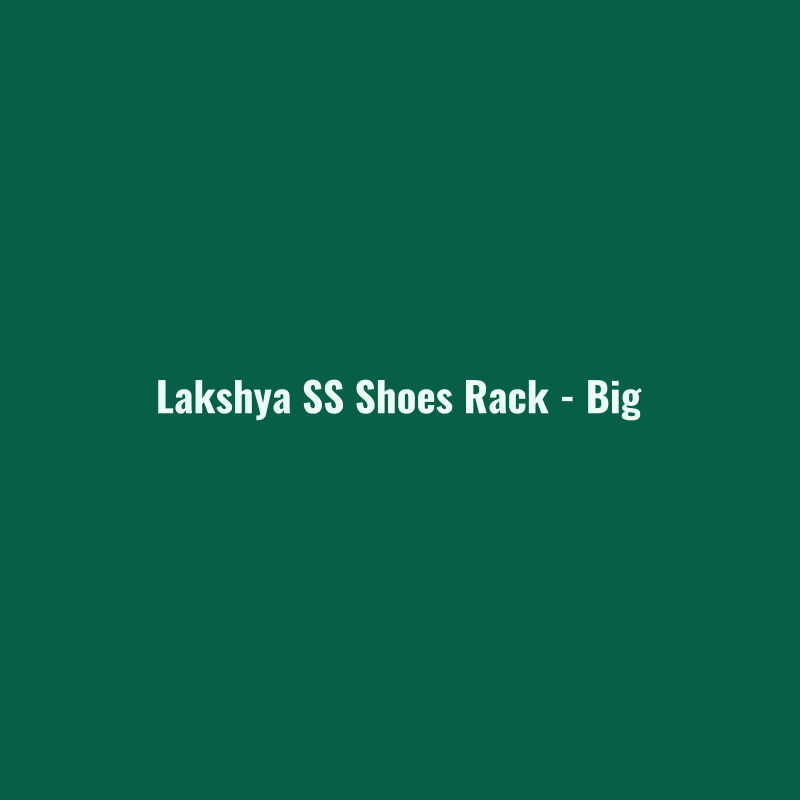 Stainless Steel Shoes Rack - Big