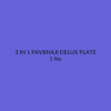 3 In 1 Pavbhaji Delux Plate
