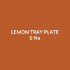 Lemon Tray Plate