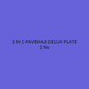 3 In 1 Pavbhaji Delux Plate