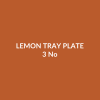 Lemon Tray Plate