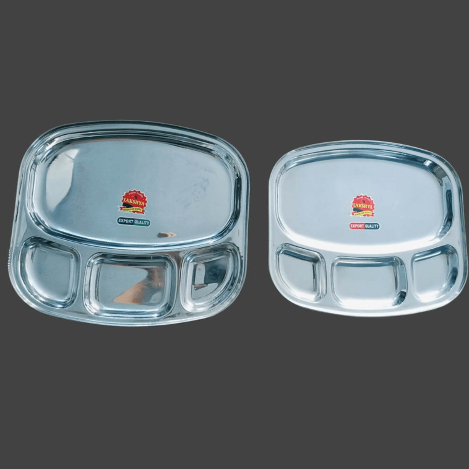 Lakshya 4-In-1 Tv Compartment Plate – Premium Stainless Steel