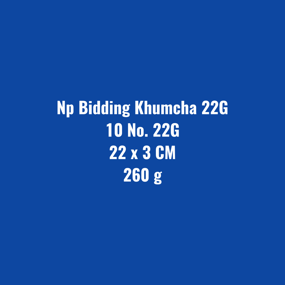 Np Bidding Khumcha 22G| Mp Bidding Tat Thali