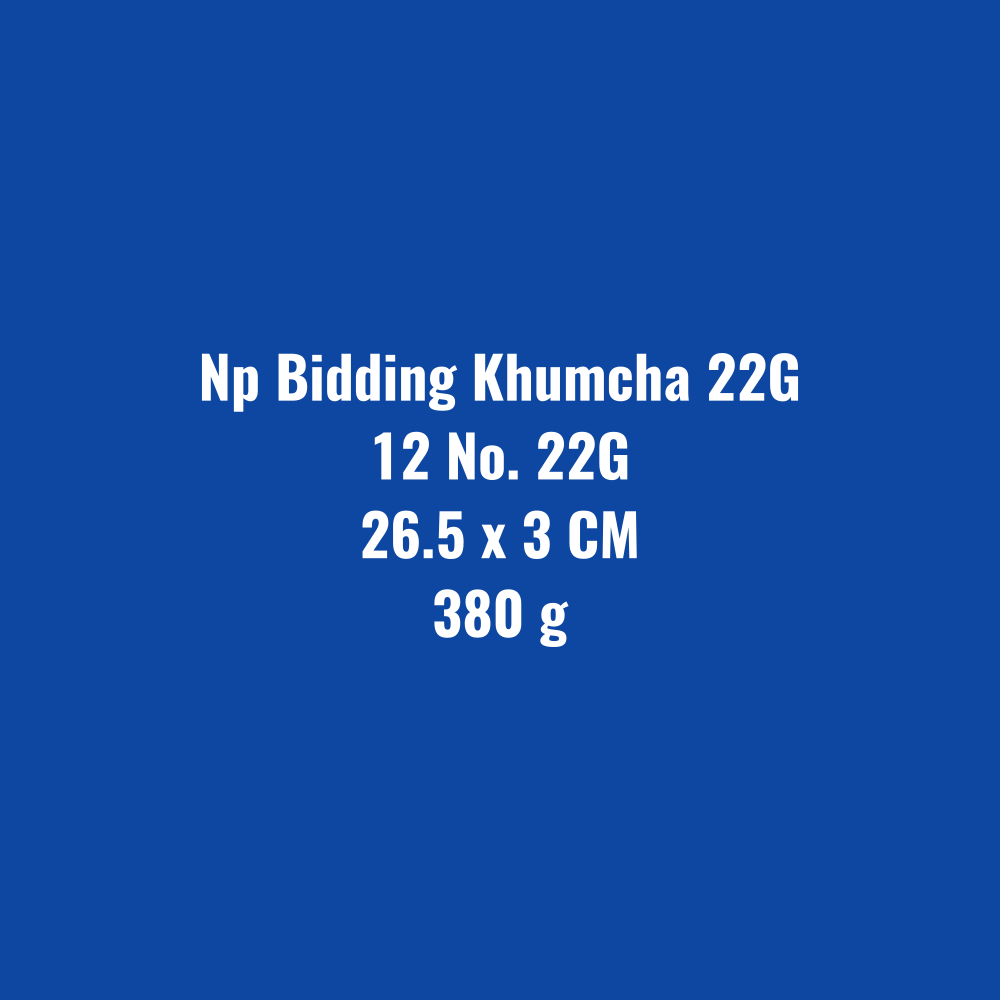 Np Bidding Khumcha 22G| Mp Bidding Tat Thali