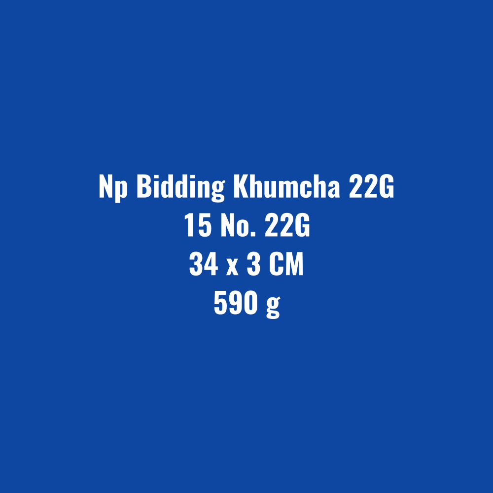 Np Bidding Khumcha 22G| Mp Bidding Tat Thali