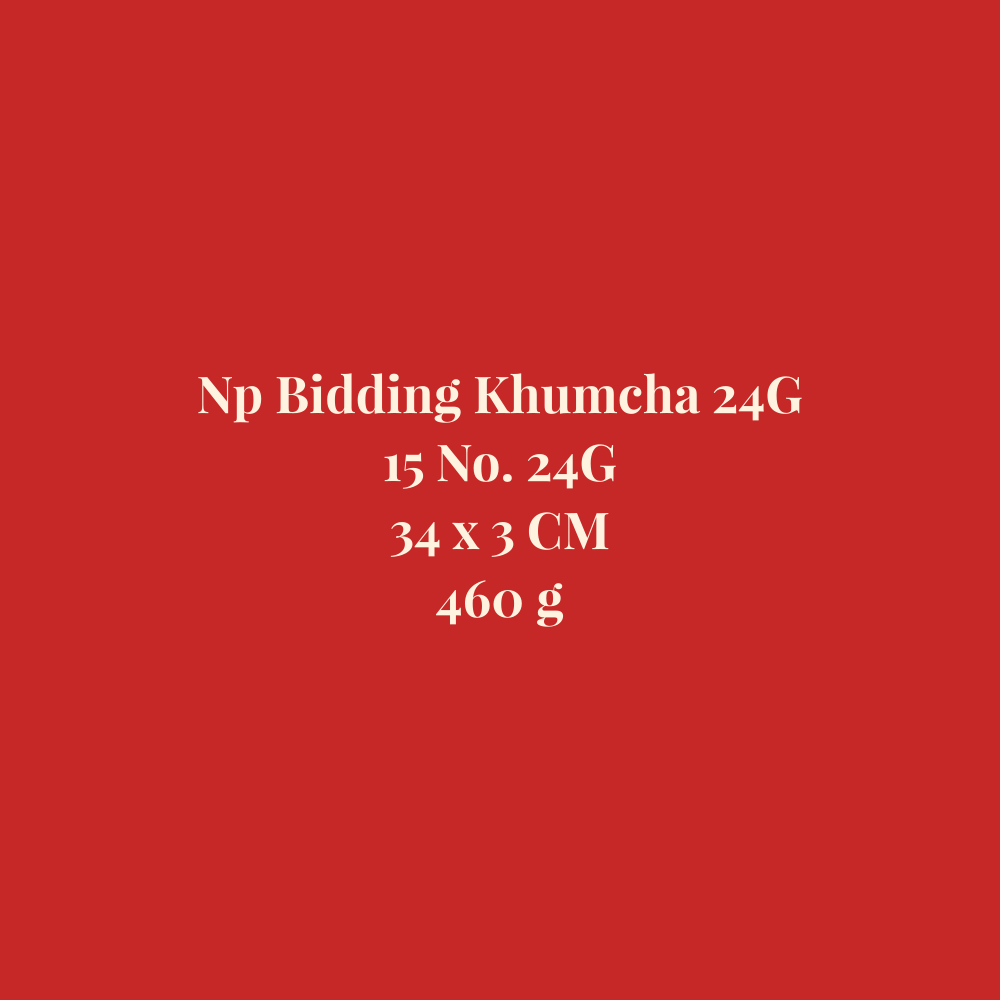 Np Bidding Khumcha 24G | Mp Bidding Tat Thali