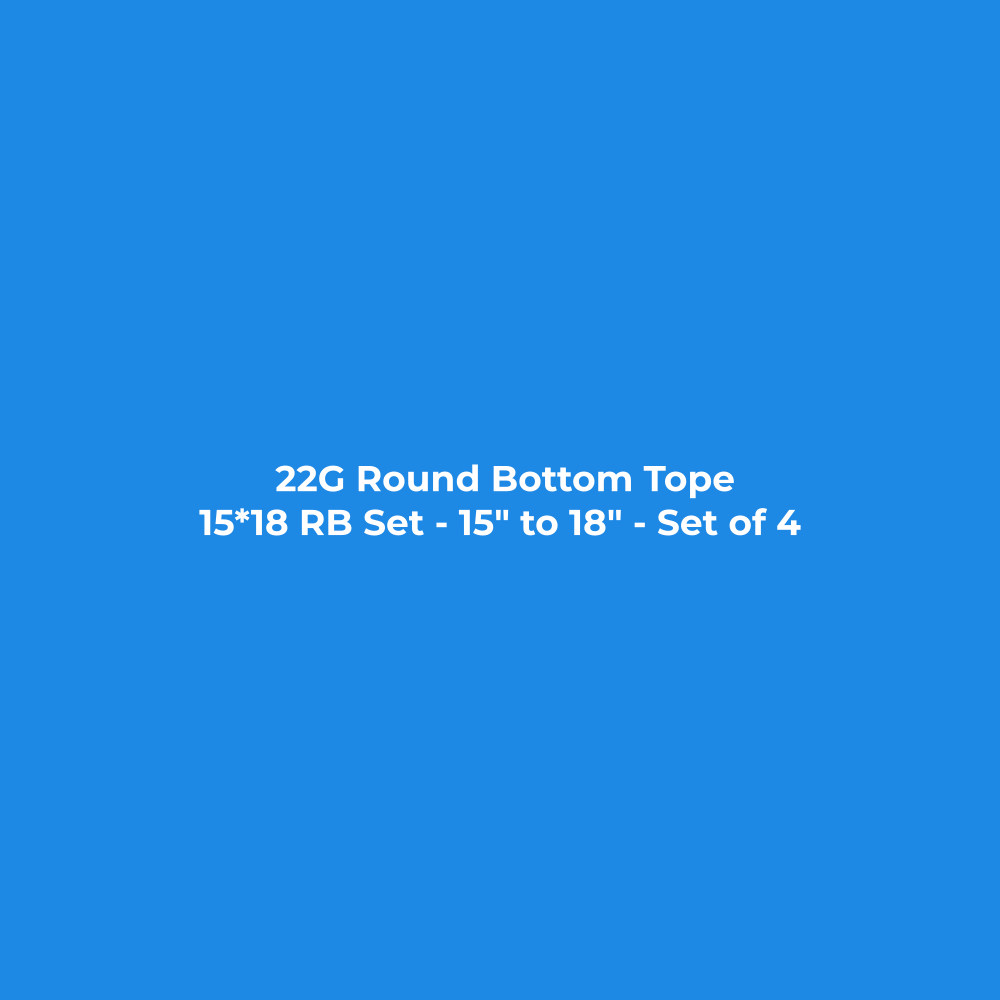 Stainless Steel Tope (Bhagona) 22G Round Bottom