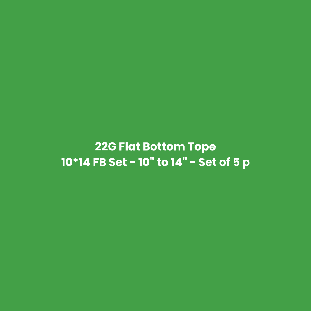 Stainless Steel Tope (Bhagona) 22G Flat Bottom