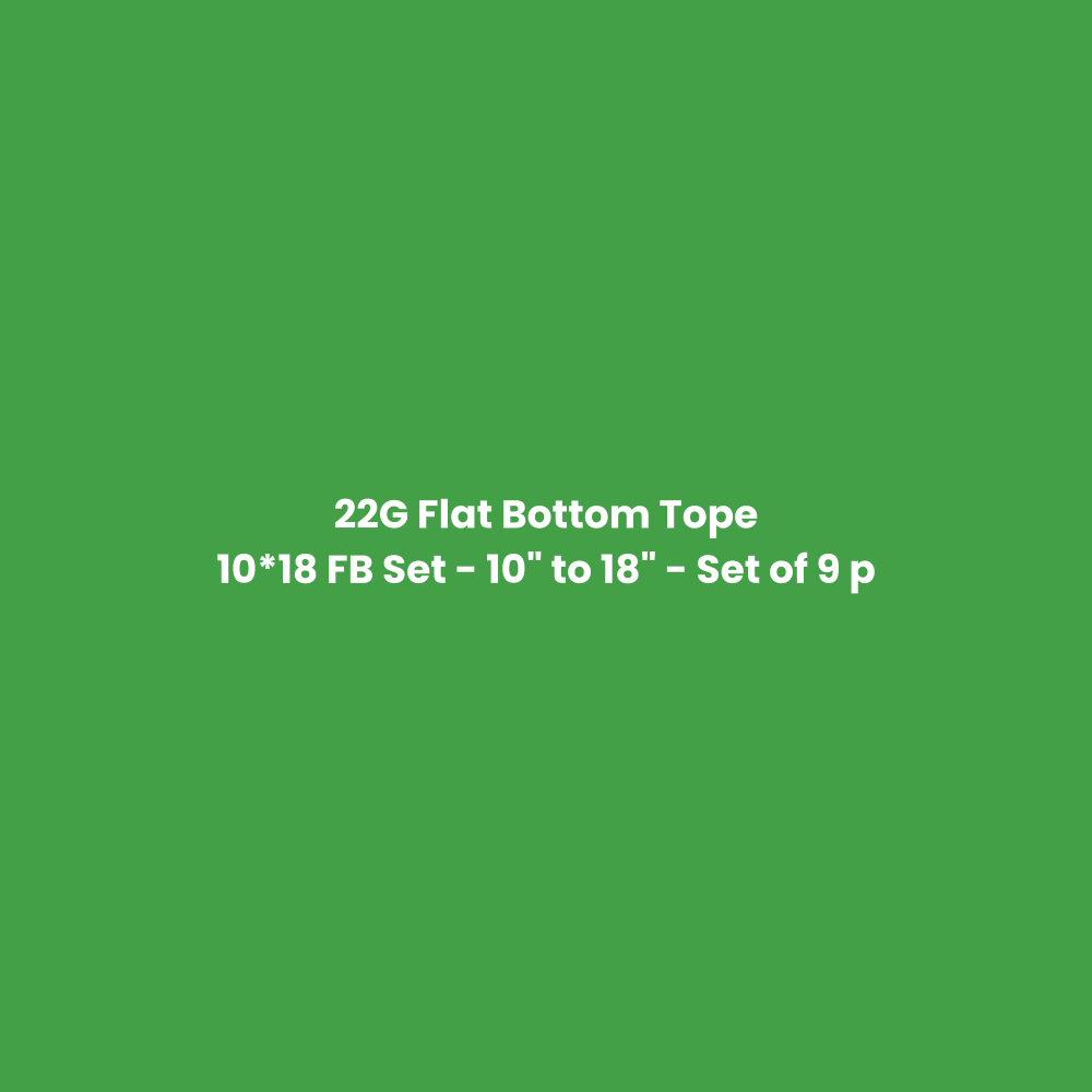 Stainless Steel Tope (Bhagona) 22G Flat Bottom