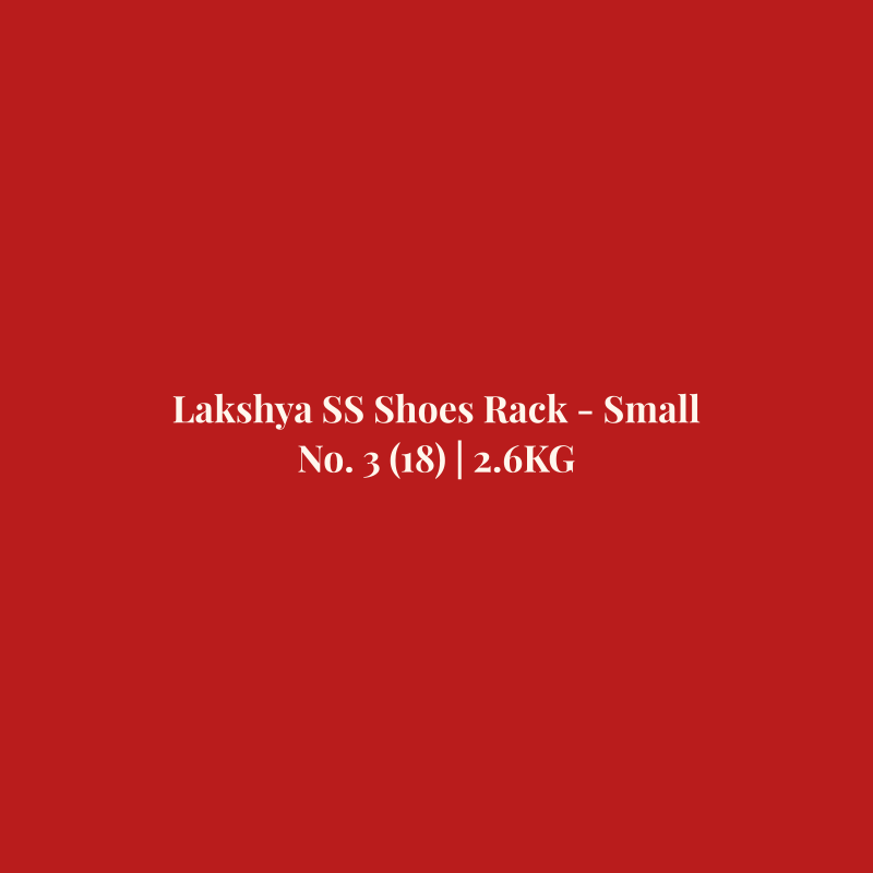 Stainless Steel Shoes Rack - Small