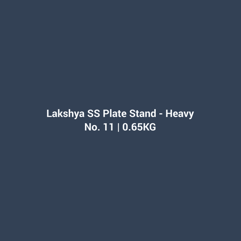 Stainless Steel Plate Stand - Heavy
